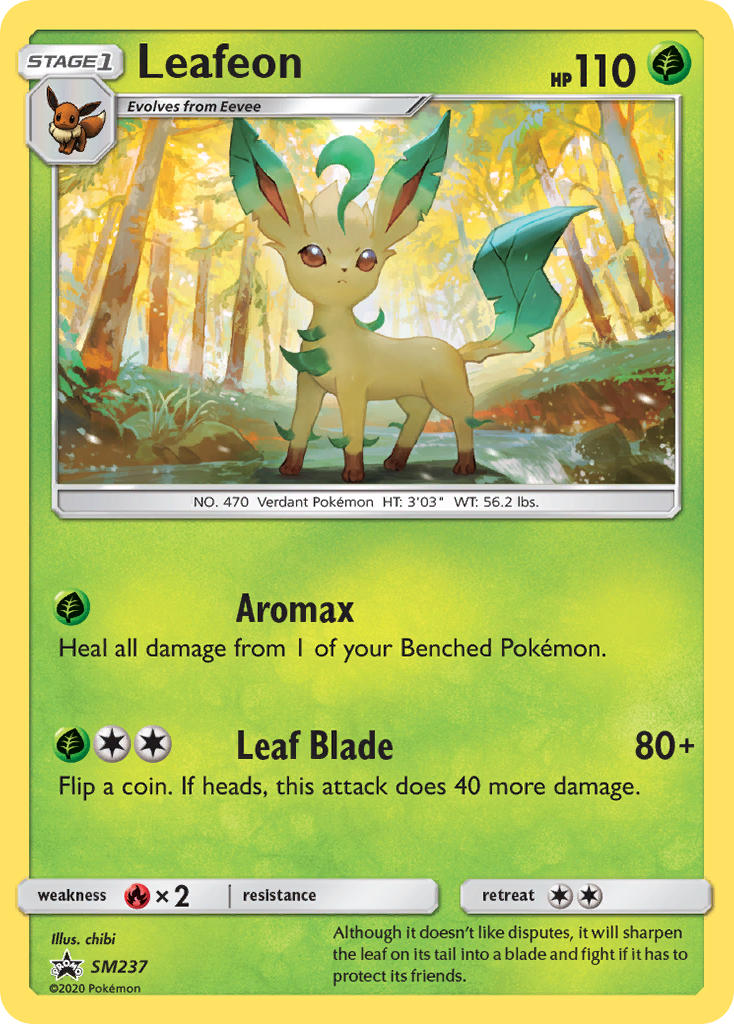 Leafeon (SM237) [Sun & Moon: Black Star Promos] | L.A. Mood Comics and Games