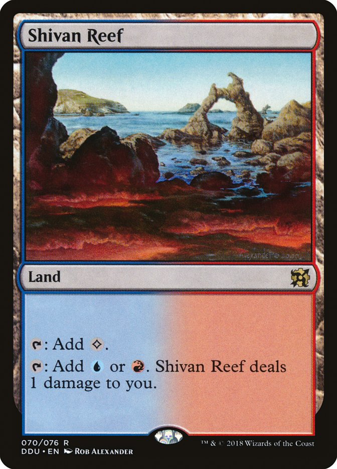 Shivan Reef [Duel Decks: Elves vs. Inventors] | L.A. Mood Comics and Games