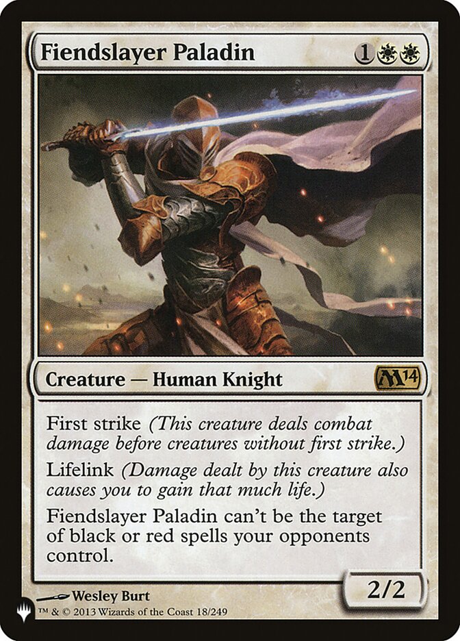 Fiendslayer Paladin [The List] | L.A. Mood Comics and Games