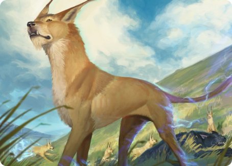 Blink Dog Art Card [Dungeons & Dragons: Adventures in the Forgotten Realms Art Series] | L.A. Mood Comics and Games
