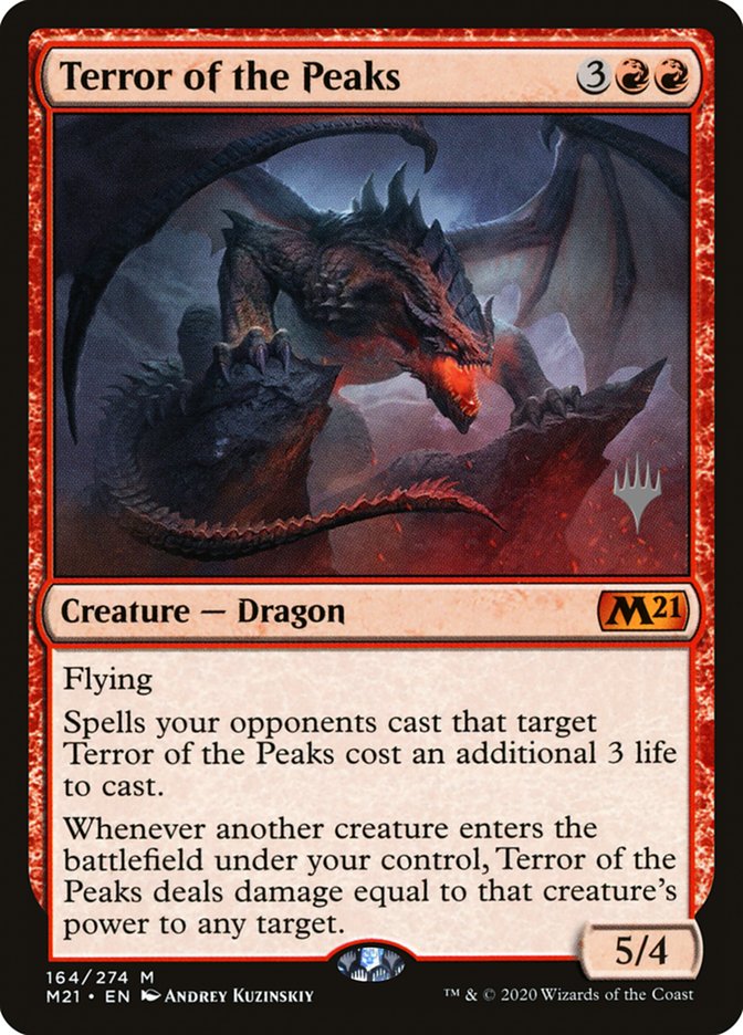 Terror of the Peaks (Promo Pack) [Core Set 2021 Promos] | L.A. Mood Comics and Games