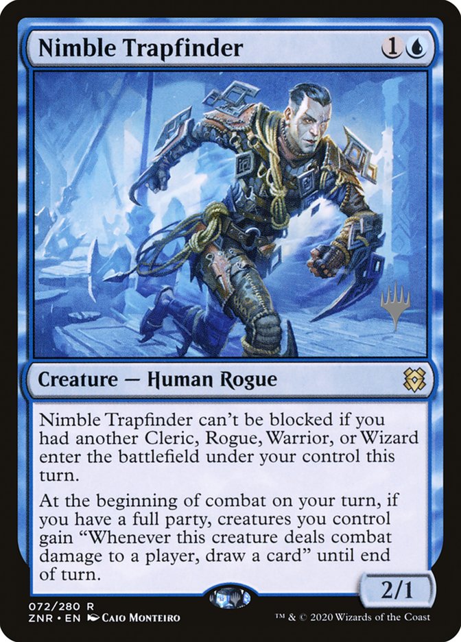 Nimble Trapfinder (Promo Pack) [Zendikar Rising Promos] | L.A. Mood Comics and Games