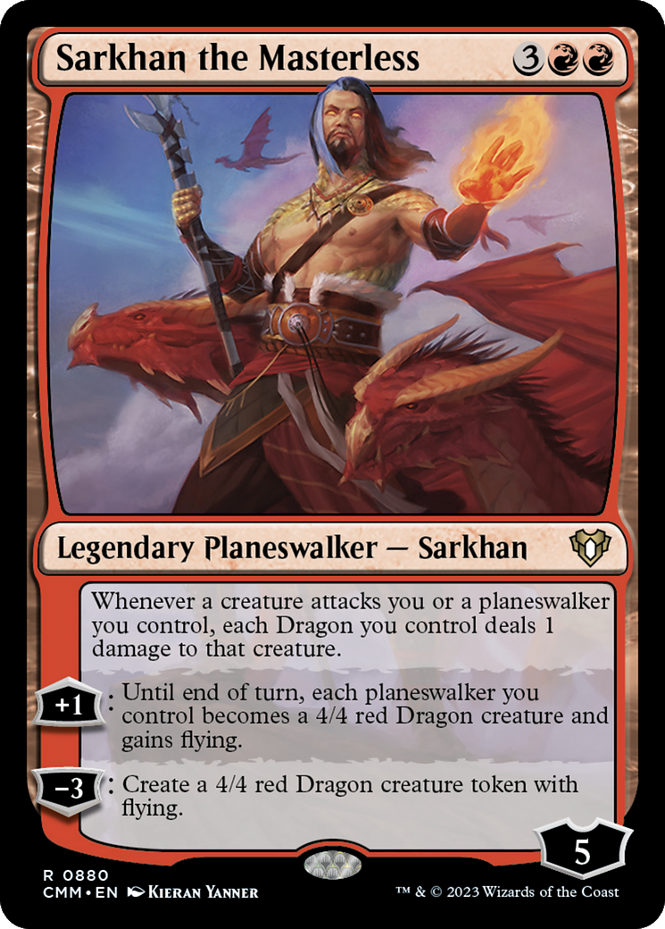 Sarkhan the Masterless [Commander Masters] | L.A. Mood Comics and Games