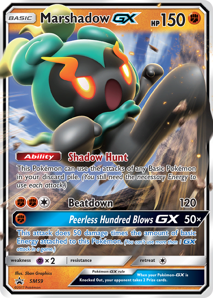 Marshadow GX (SM59) [Sun & Moon: Black Star Promos] | L.A. Mood Comics and Games