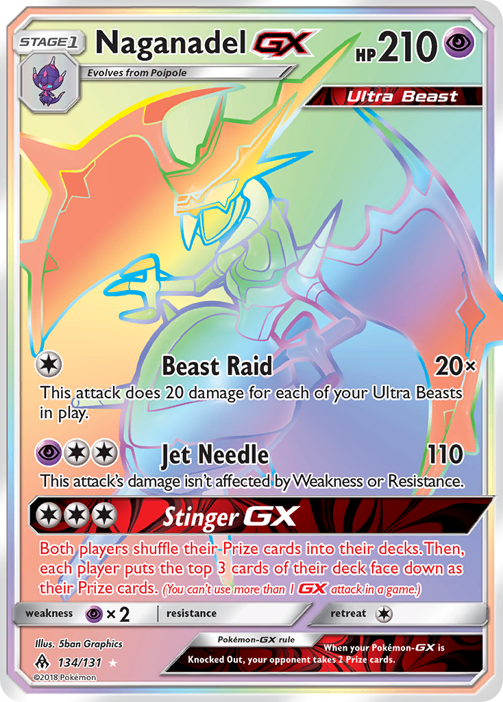 Naganadel GX (134/131) [Sun & Moon: Forbidden Light] | L.A. Mood Comics and Games