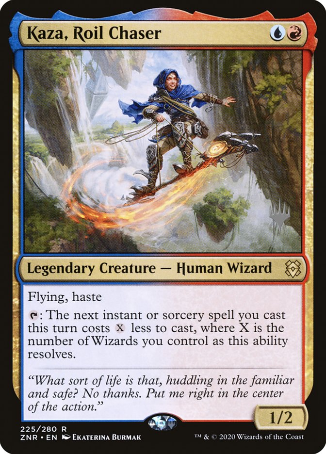 Kaza, Roil Chaser (Promo Pack) [Zendikar Rising Promos] | L.A. Mood Comics and Games