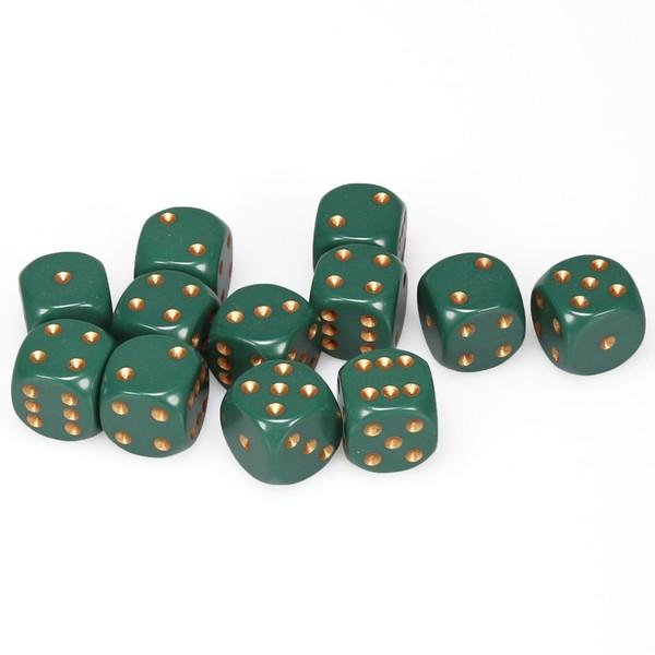 Chessex: Opaque D6 Dice Set - 16mm | L.A. Mood Comics and Games