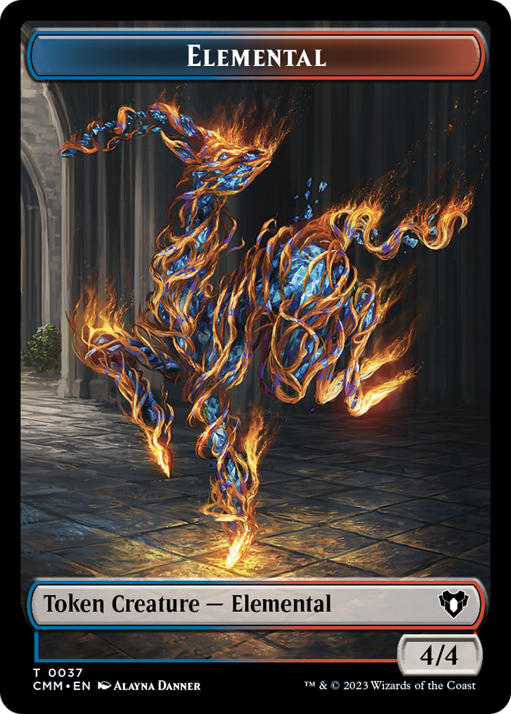 Elemental Token (37) [Commander Masters Tokens] | L.A. Mood Comics and Games