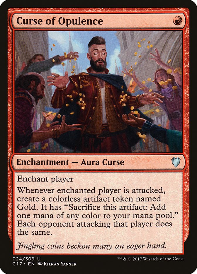 Curse of Opulence [Commander 2017] | L.A. Mood Comics and Games
