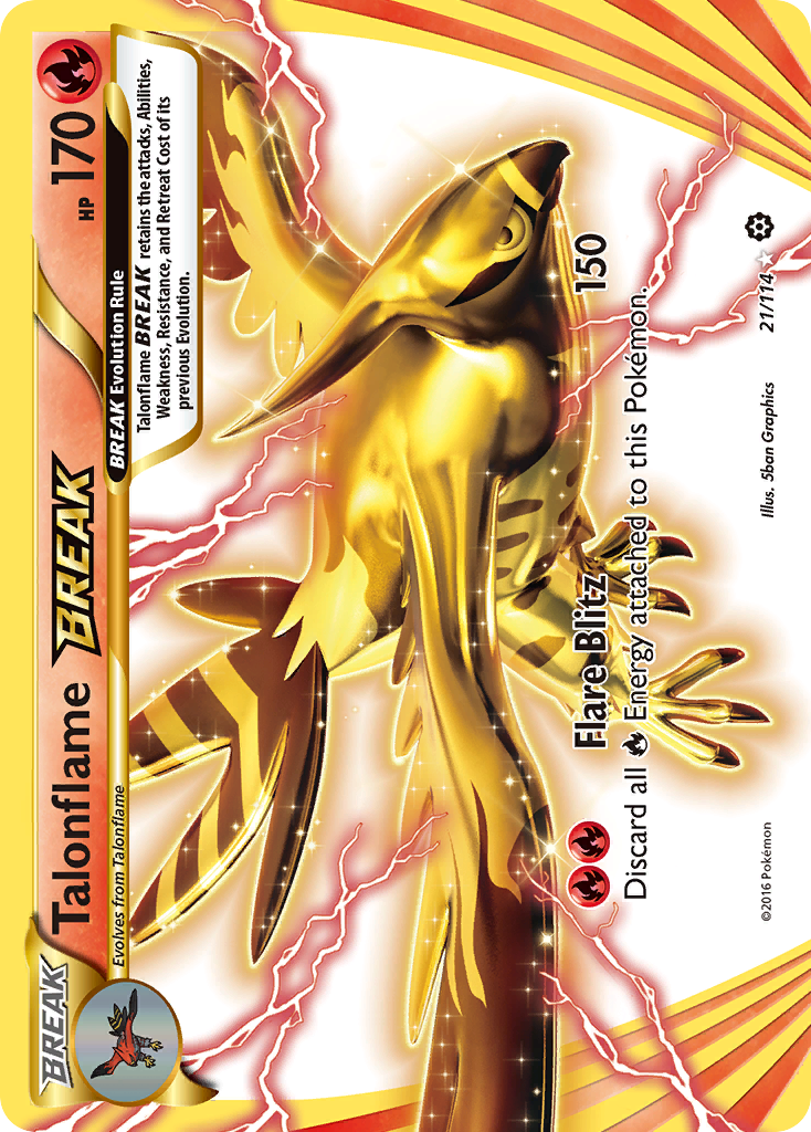 Talonflame BREAK (21/114) [XY: Steam Siege] | L.A. Mood Comics and Games