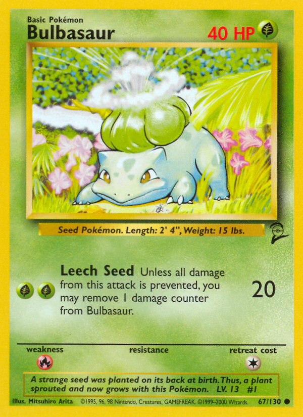 Bulbasaur (67/130) [Base Set 2] | L.A. Mood Comics and Games