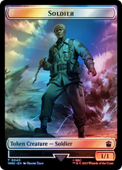 Soldier // Mark of the Rani Double-Sided Token (Surge Foil) [Doctor Who Tokens] | L.A. Mood Comics and Games