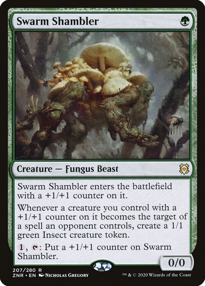 Swarm Shambler (Promo Pack) [Zendikar Rising Promos] | L.A. Mood Comics and Games