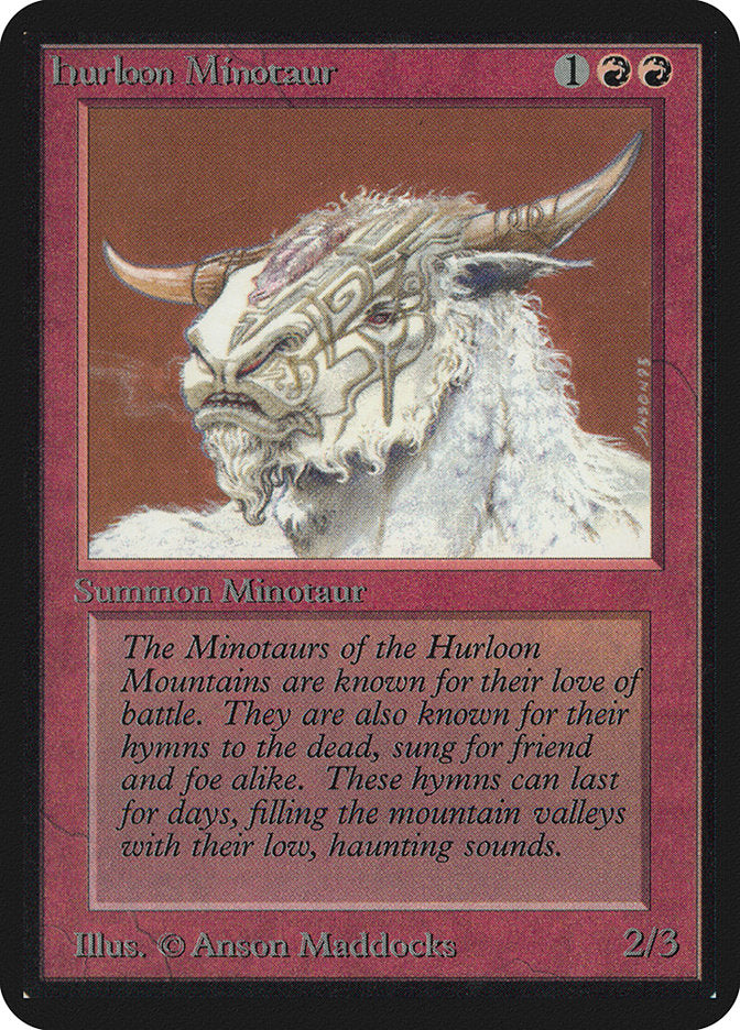 Hurloon Minotaur [Alpha Edition] | L.A. Mood Comics and Games