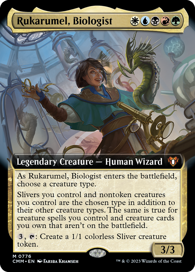 Rukarumel, Biologist (Extended Art) [Commander Masters] | L.A. Mood Comics and Games