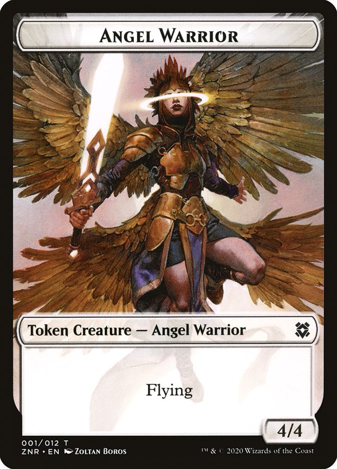Angel Warrior Token [Zendikar Rising Tokens] | L.A. Mood Comics and Games