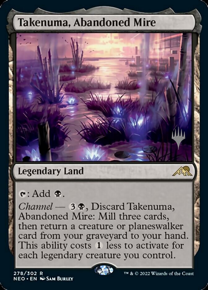 Takenuma, Abandoned Mire (Promo Pack) [Kamigawa: Neon Dynasty Promos] | L.A. Mood Comics and Games