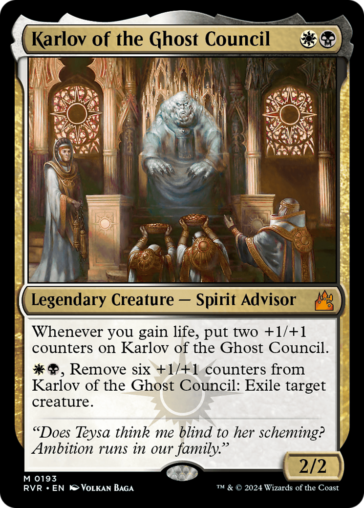 Karlov of the Ghost Council [Ravnica Remastered] | L.A. Mood Comics and Games