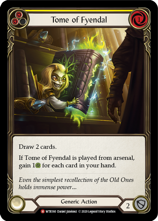 Tome of Fyendal [U-WTR160] (Welcome to Rathe Unlimited)  Unlimited Rainbow Foil | L.A. Mood Comics and Games