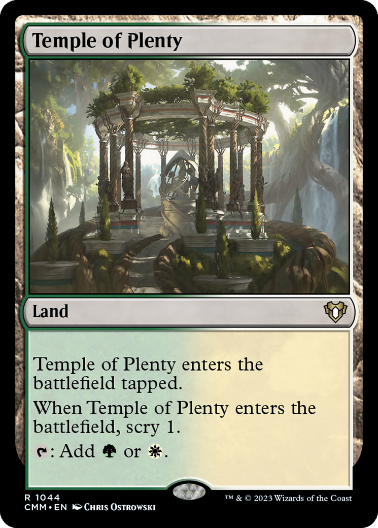 Temple of Plenty [Commander Masters] | L.A. Mood Comics and Games