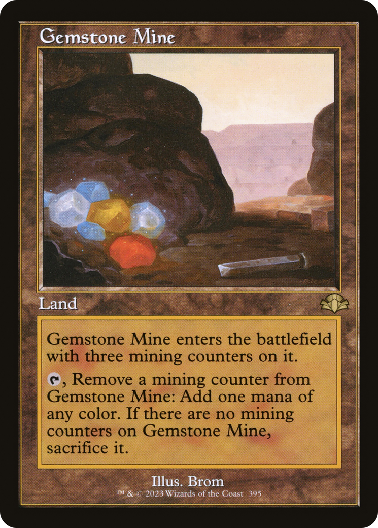Gemstone Mine (Retro) [Dominaria Remastered] | L.A. Mood Comics and Games