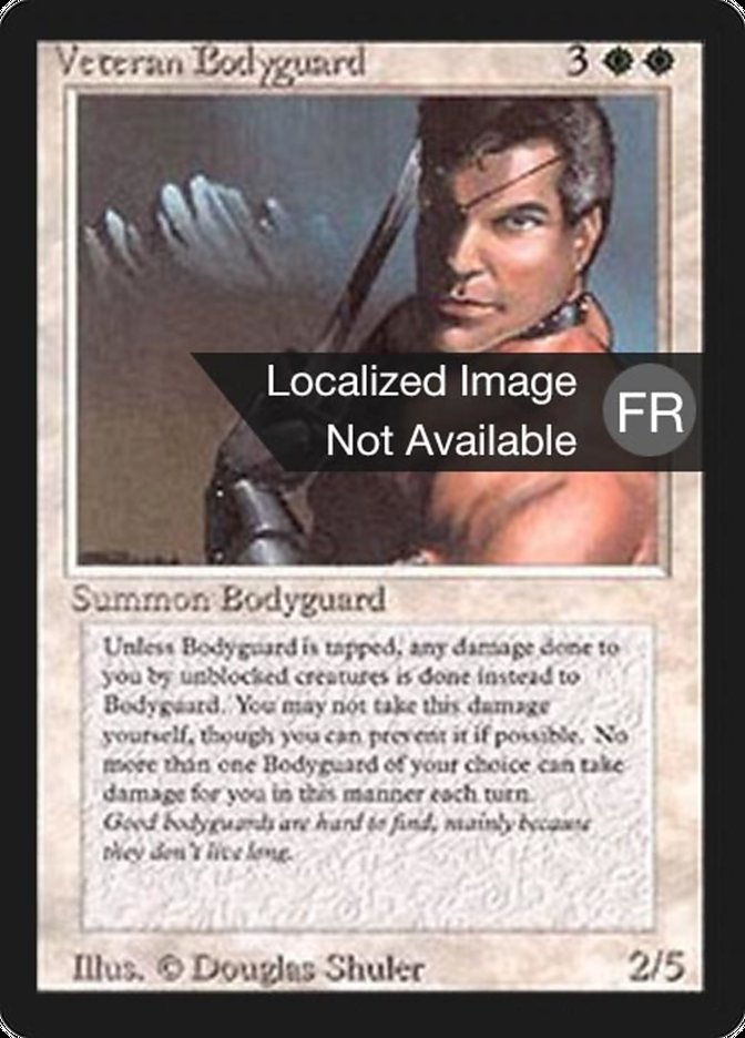 Veteran Bodyguard [Foreign Black Border] | L.A. Mood Comics and Games