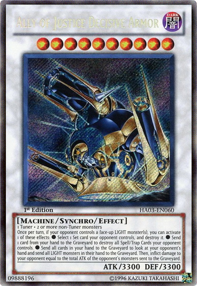 Ally of Justice Decisive Armor [HA03-EN060] Secret Rare | L.A. Mood Comics and Games