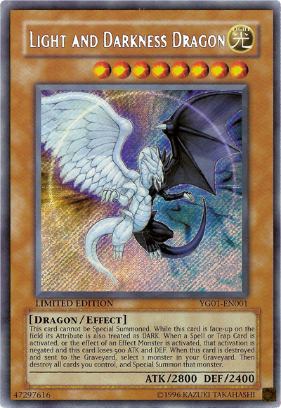 Light and Darkness Dragon [YG01-EN001] Secret Rare | L.A. Mood Comics and Games