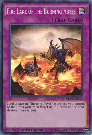 Fire Lake of the Burning Abyss (SE) [NECH-ENS12] Super Rare | L.A. Mood Comics and Games
