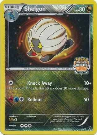 Shelgon (7/20) (Regional Championship) [Black & White: Dragon Vault] | L.A. Mood Comics and Games