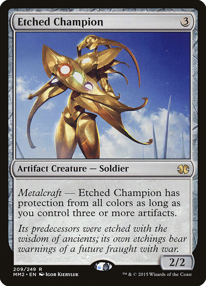 Etched Champion [Modern Masters 2015] | L.A. Mood Comics and Games