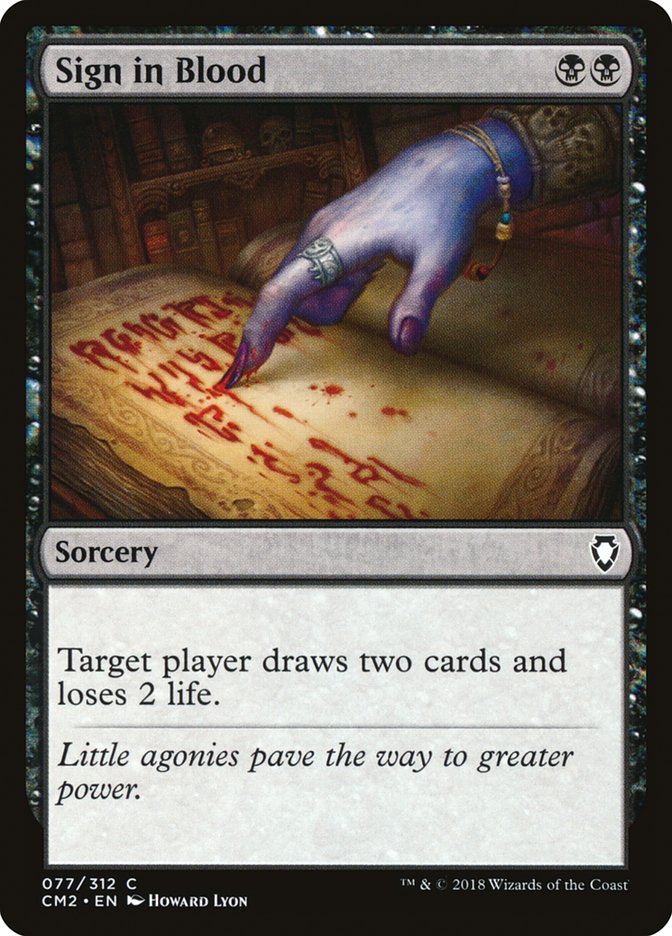 Sign in Blood [Commander Anthology Volume II] | L.A. Mood Comics and Games