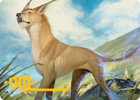 Blink Dog Art Card (Gold-Stamped Signature) [Dungeons & Dragons: Adventures in the Forgotten Realms Art Series] | L.A. Mood Comics and Games
