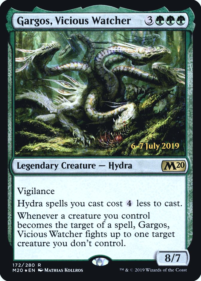 Gargos, Vicious Watcher [Core Set 2020 Prerelease Promos] | L.A. Mood Comics and Games
