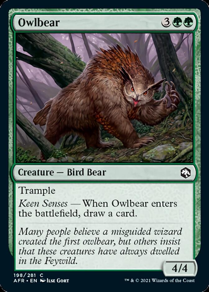 Owlbear [Dungeons & Dragons: Adventures in the Forgotten Realms] | L.A. Mood Comics and Games