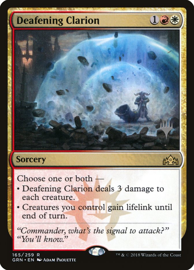 Deafening Clarion (Promo Pack) [Guilds of Ravnica Promos] | L.A. Mood Comics and Games