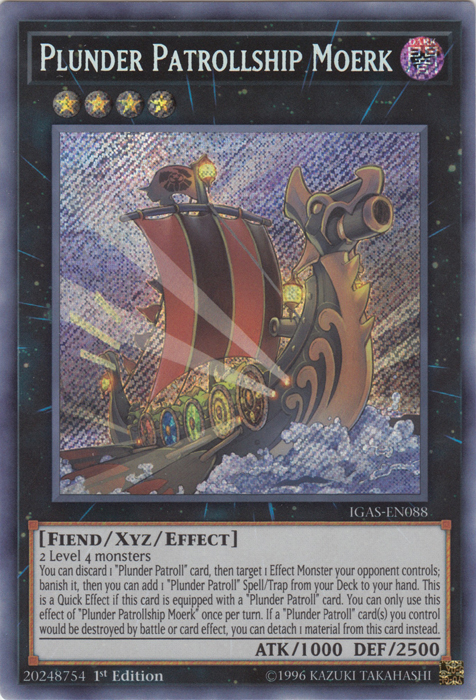 Plunder Patrollship Moerk [IGAS-EN088] Secret Rare | L.A. Mood Comics and Games