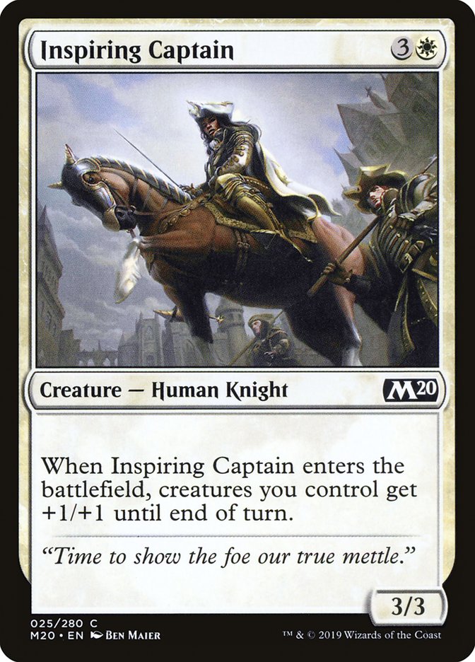 Inspiring Captain [Core Set 2020] | L.A. Mood Comics and Games