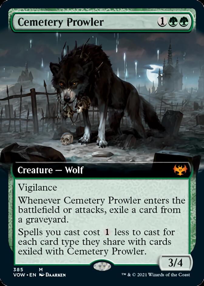 Cemetery Prowler (Extended Art) [Innistrad: Crimson Vow] | L.A. Mood Comics and Games