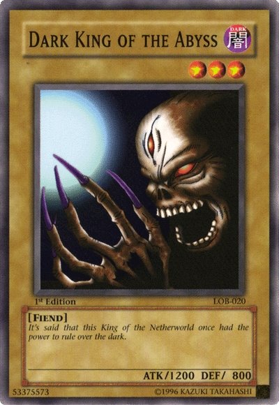 Dark King of the Abyss [LOB-020] Common | L.A. Mood Comics and Games