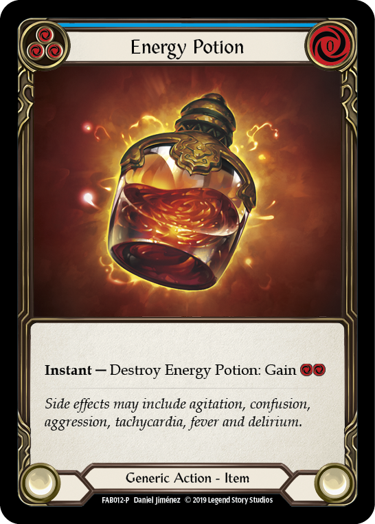 Energy Potion [FAB012-P] (Promo)  1st Edition Cold Foil | L.A. Mood Comics and Games