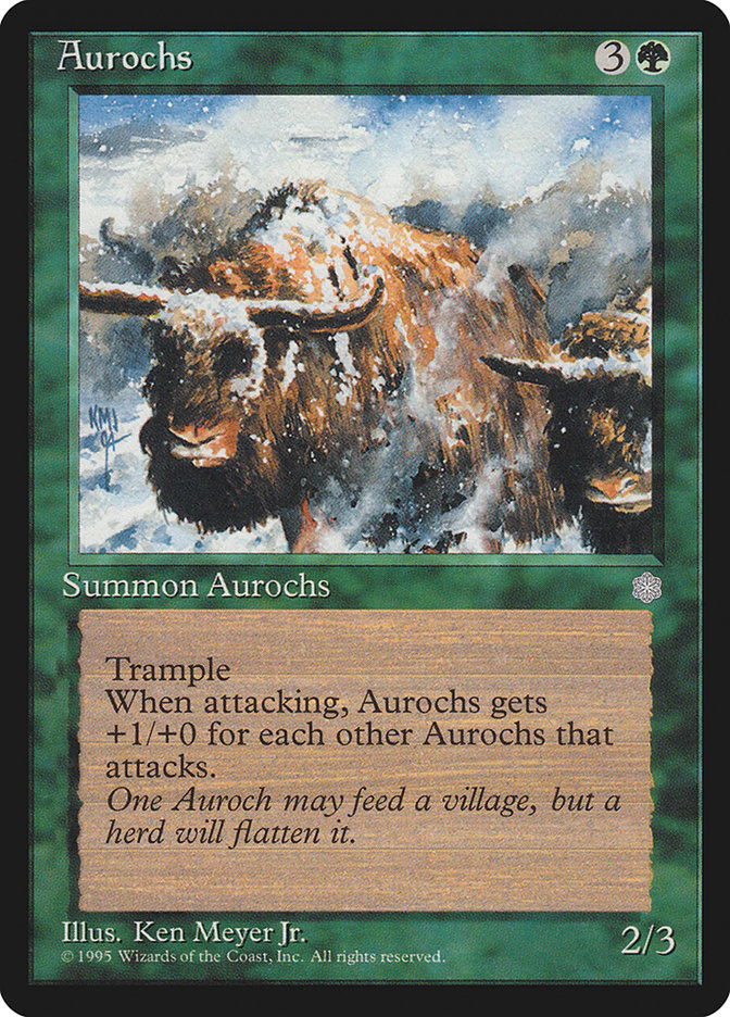 Aurochs [Ice Age] | L.A. Mood Comics and Games