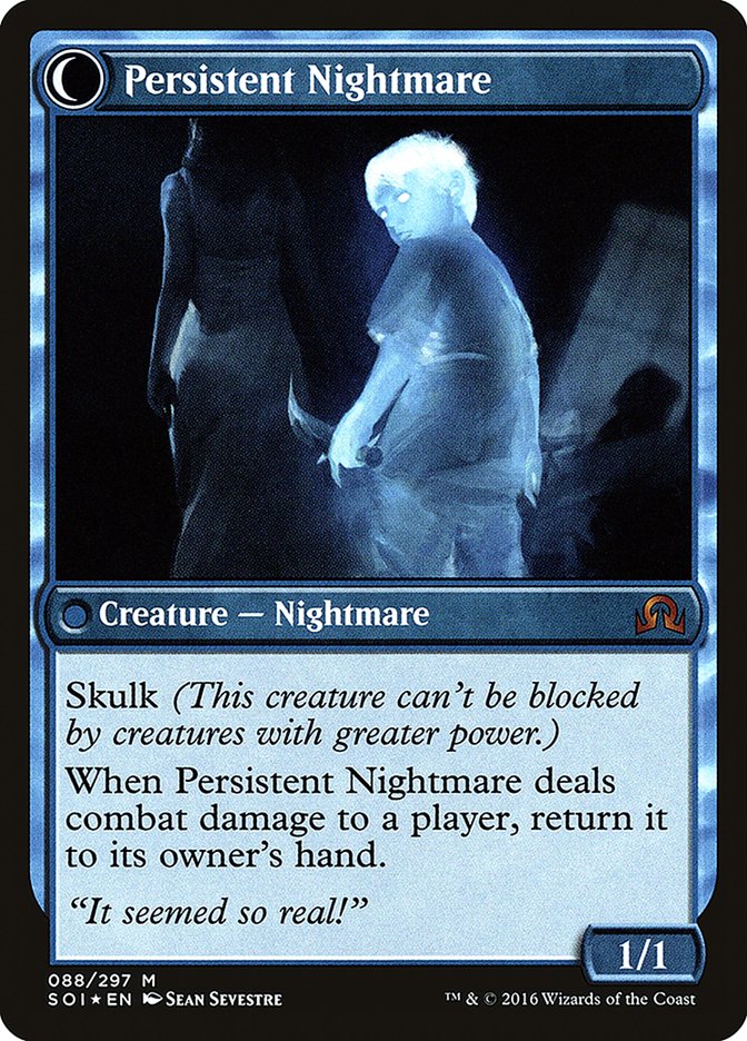 Startled Awake // Persistent Nightmare [Shadows over Innistrad Prerelease Promos] | L.A. Mood Comics and Games