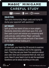 Careful Study (Magic Minigame) [Kaldheim Minigame] | L.A. Mood Comics and Games