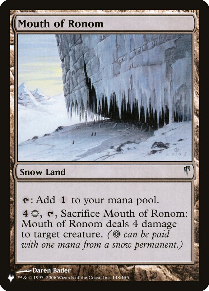 Mouth of Ronom [The List] | L.A. Mood Comics and Games