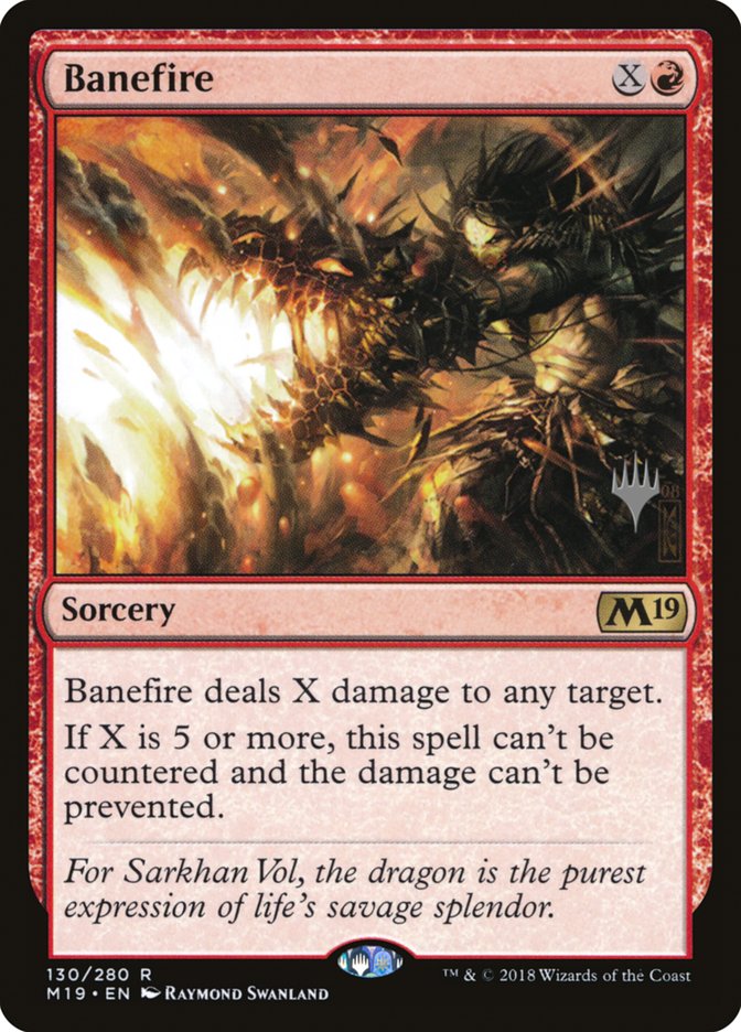 Banefire (Promo Pack) [Core Set 2019 Promos] | L.A. Mood Comics and Games