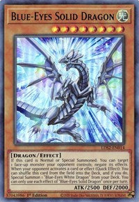 Blue-Eyes Solid Dragon (Green) [LDS2-EN014] Ultra Rare | L.A. Mood Comics and Games