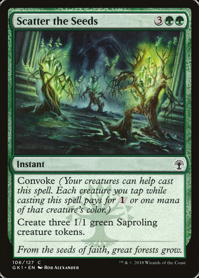 Scatter the Seeds [Guilds of Ravnica Guild Kit] | L.A. Mood Comics and Games