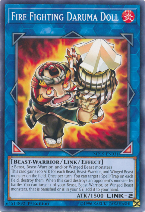 Fire Fighting Daruma Doll [MP19-EN031] Common | L.A. Mood Comics and Games