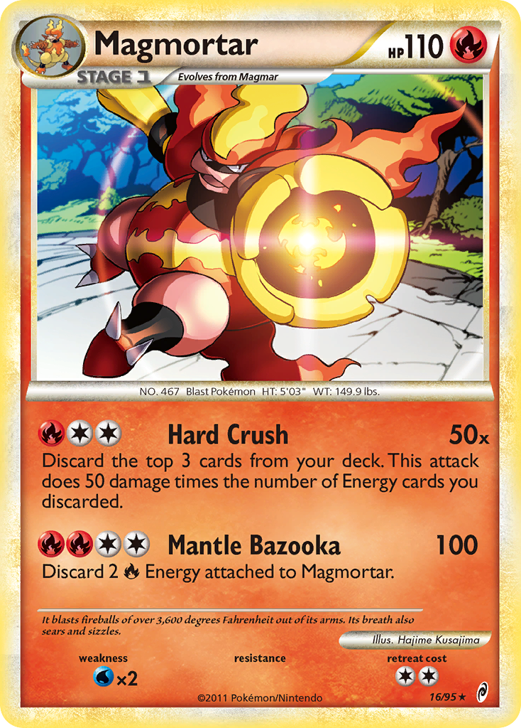 Magmortar (16/95) [HeartGold & SoulSilver: Call of Legends] | L.A. Mood Comics and Games